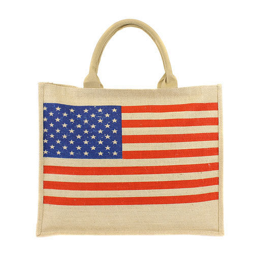 米国旗のジュート袋