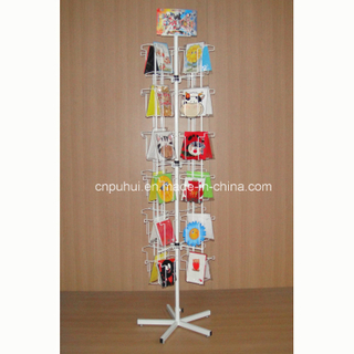 48 Pockets Rotating Floor Card Display (PHY263)