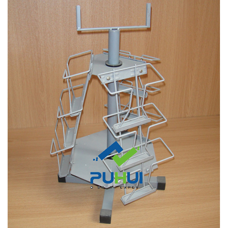 9 Pockets Rotating Counter Card Rack (PHC110)