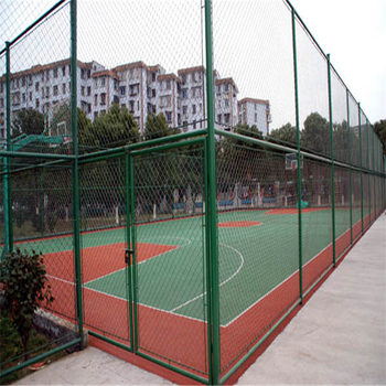 Hot sale 4*6m playground PVC coated chain link fence with best quality