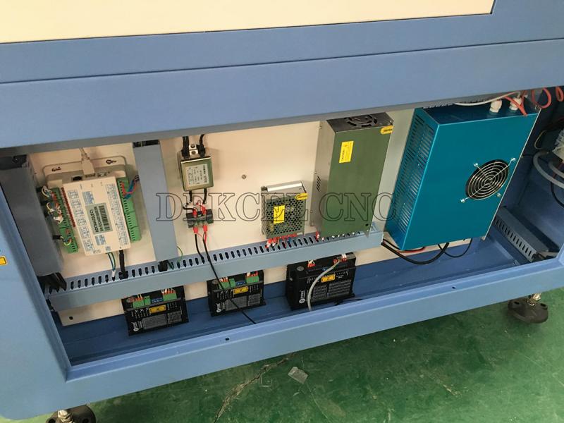 cabina de panel de control del laser