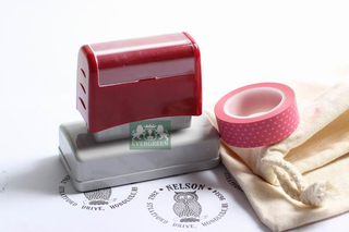 Dual foam flash stamps Rectangle F2767 Imprint size : 27×67mm 