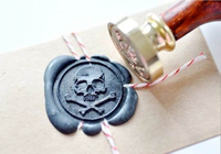 Cooper plate wax seal stamps round dia.30mm 