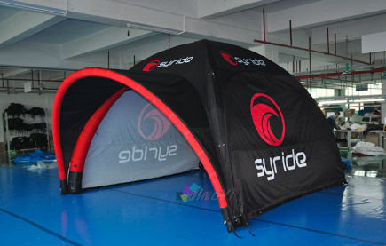 inflatable air tent camping, inflatable canopy, TPU Air-tight Gazebo with removable doors