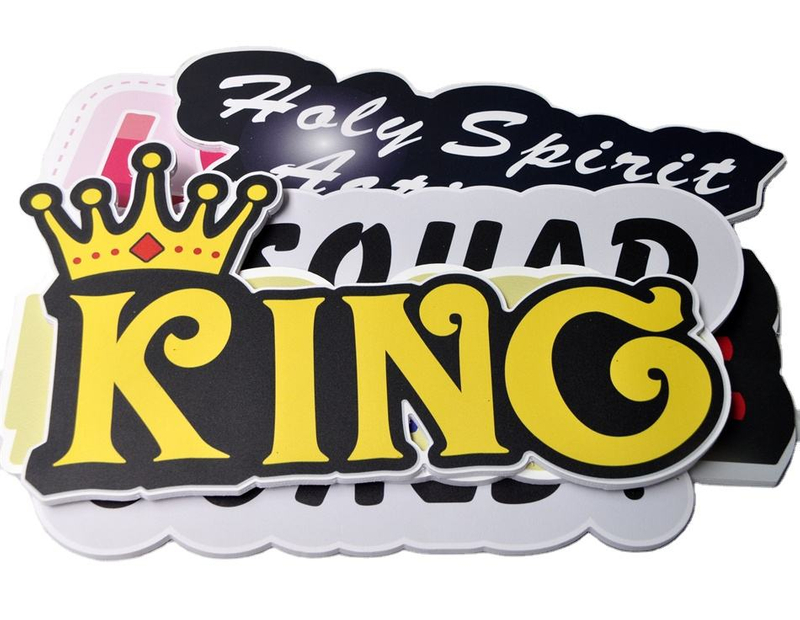 UV Printing Digital Printing Double Sides Custom Party Favor Photo Booth Props Sign PVC Foam Boards