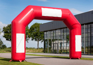 Custom Logo Print Race Events Advertising Tradeshow Inflatable Air Arches Finish/Start Line Gates and Exhibition Inflatable Rainbow Arch for Sports Events