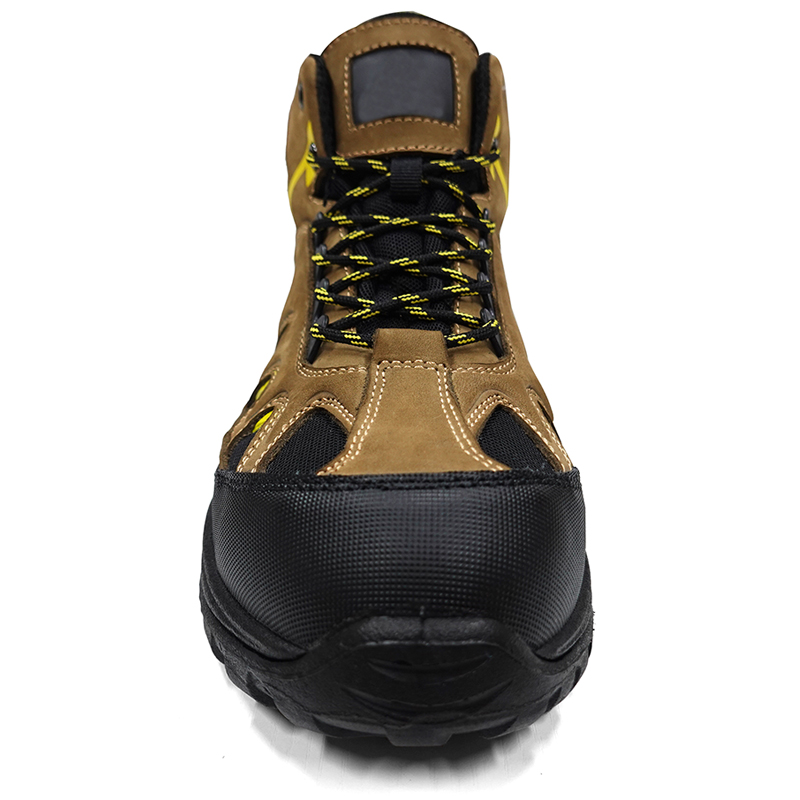 Non Slip Oil Resistant Fiberglass Toe Men Hiking Safety Boots