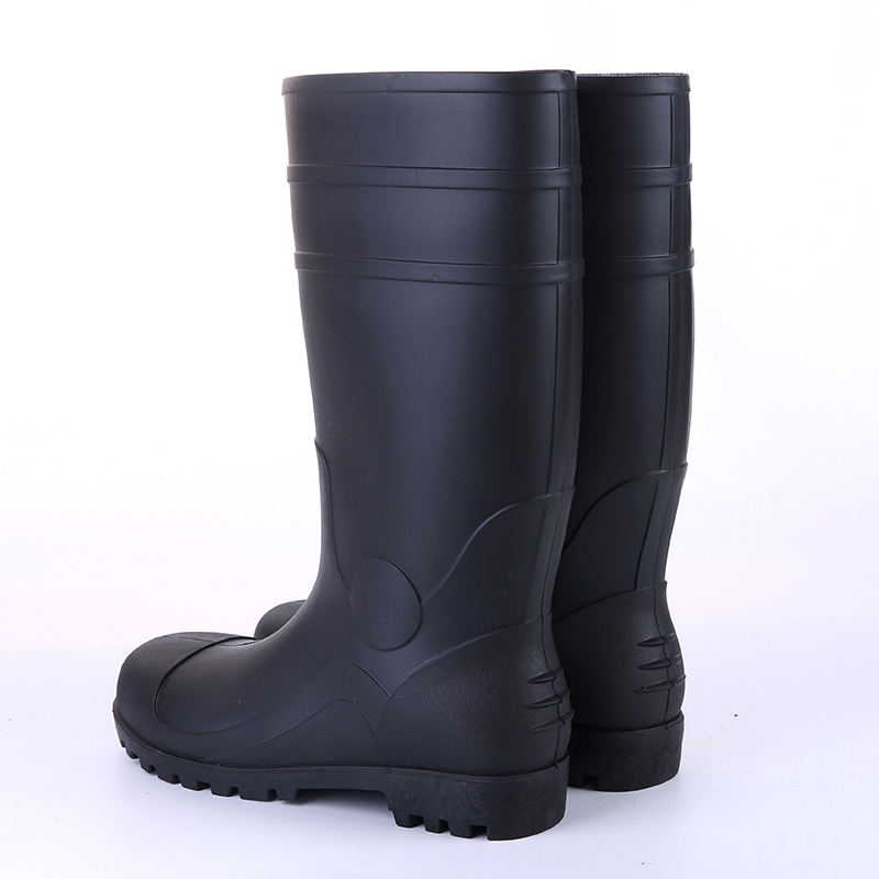 Waterproof Pvc Safety Rain Boots with Steel Toe