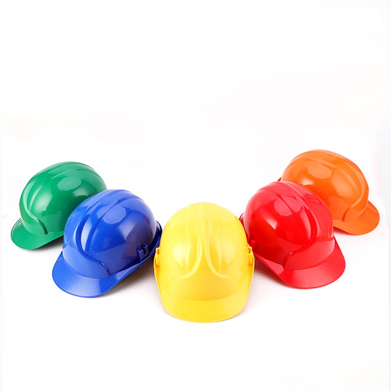 Red HDPE Cheap Construction Safety Helmet for Workers