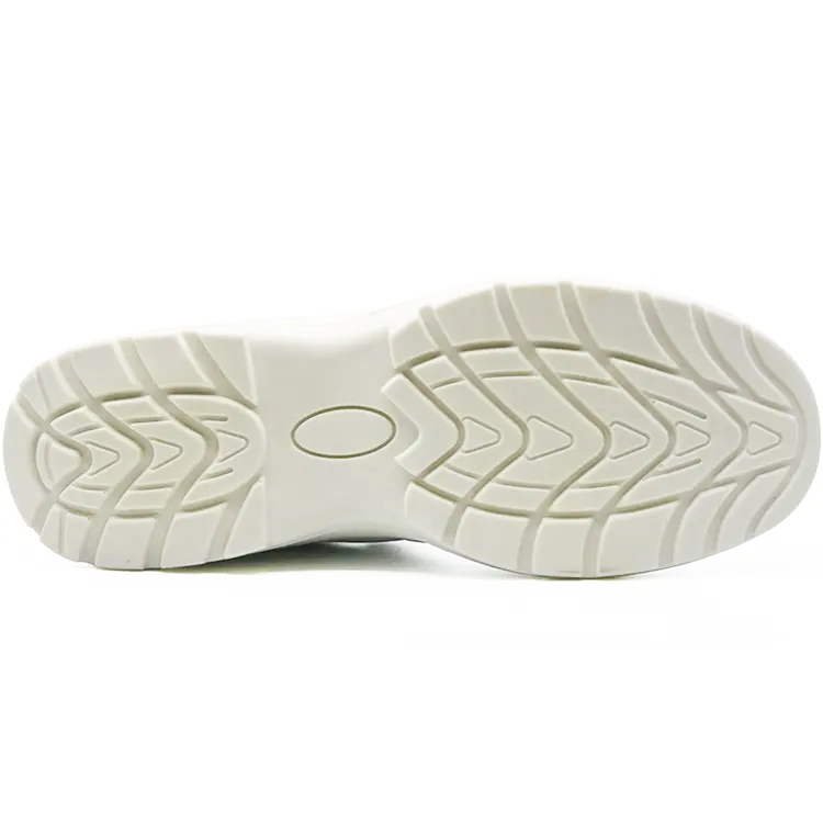 White Fiberglass Toe Chef Kitchen Safety Shoes