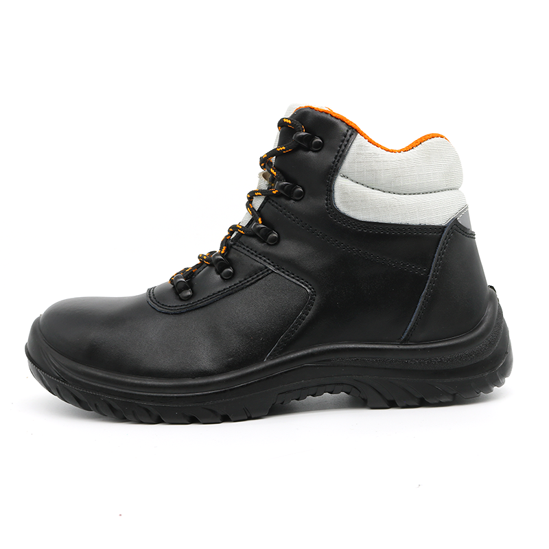 Black Steel Toe Industrial Indestructible Safety Shoes for Men