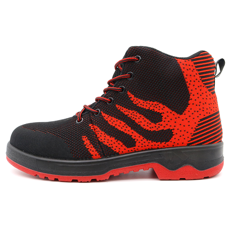 Anti slip steel toe breathable cheap safety shoes for women