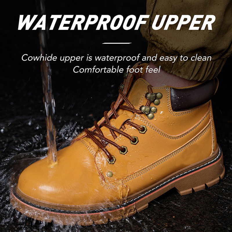 Steel Toe Anti Puncture Industrial Safety Boots