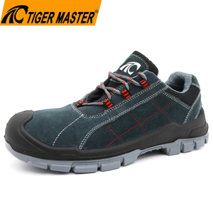 Tiger Master Steel Toe Puncture Proof Suede Safety Security Shoes