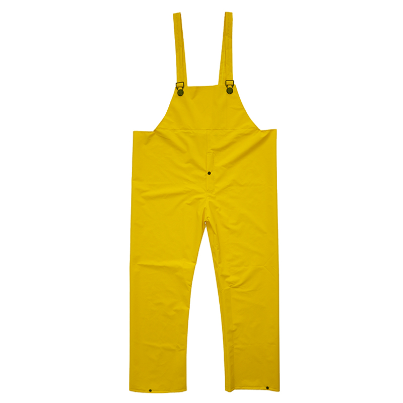 Jacket Trousers Waterproof Yellow PVC Polyester Raincoat American Style