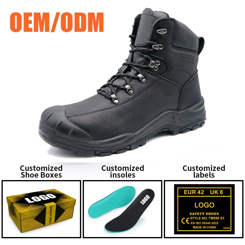 Full Grain Leather Premium Safety Shoes Steel Toe