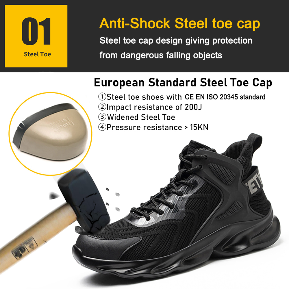 Anti Puncture Steel Toe Work Safety Shoes Sport