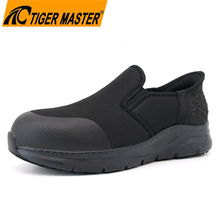 New Anti-slip Fiberglass Toe Safety Shoes without Laces