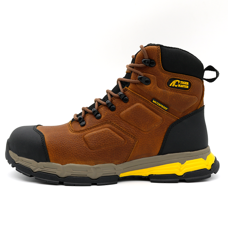 High Qualities Waterproof Safety Shoes with Fiberglass Toe
