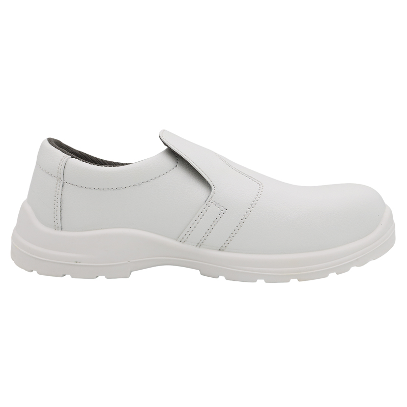 White Anti-static Kitchen Chef Safety Shoes with Fiberglass Toe
