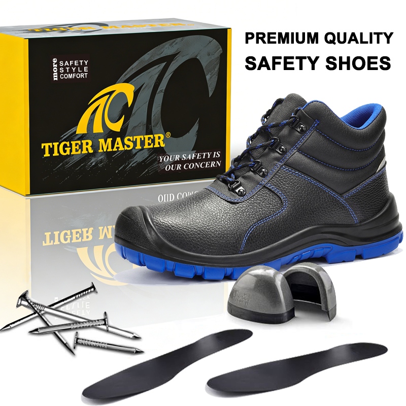 Steel Toe Puncture-proof Industrial Work Shoes Slip Resistant