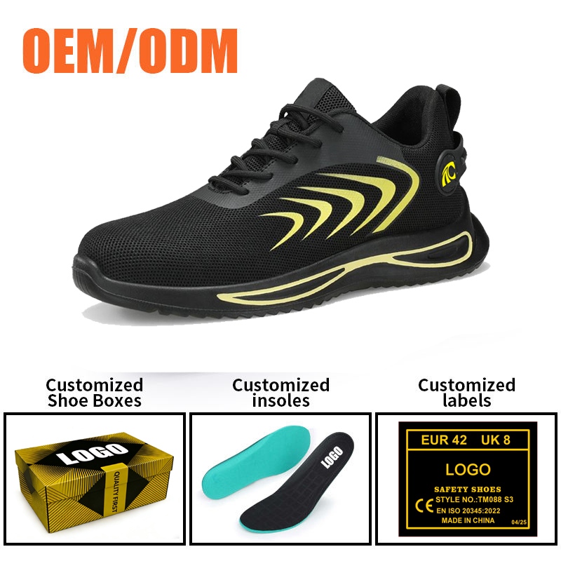 Steel Toe Aramid Mid-sole Fashion Sports Safety Shoes Non-slip