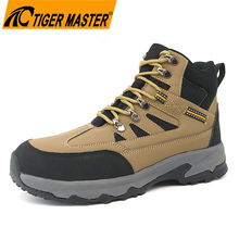 Steel Toe Anti Puncture Hiking Safety Shoes EVA Rubber Sole