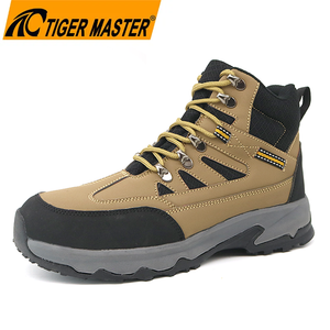 Steel Toe Anti Puncture Hiking Safety Shoes EVA Rubber Sole