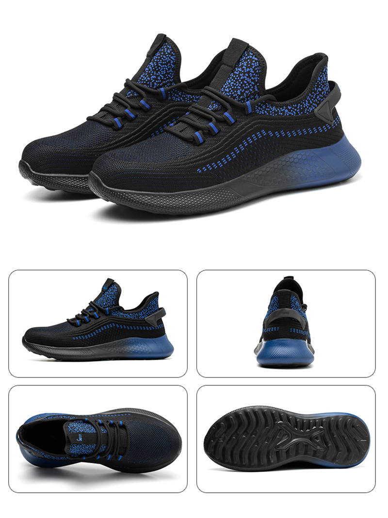 Comfortable Anti Puncture Steel Toe Safety Sneakers