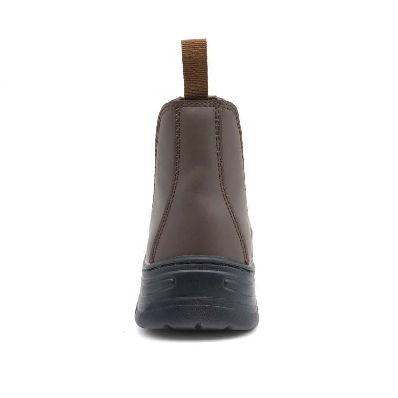 Brown Leather Oil Gas Industry Safety Shoes with Fiber Toe