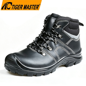 Steel Toe Leather Construction Safety Footwear
