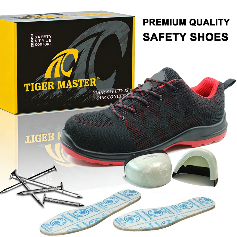 Anti-slip Metal-free Sport Safety Shoes with Composite Toe