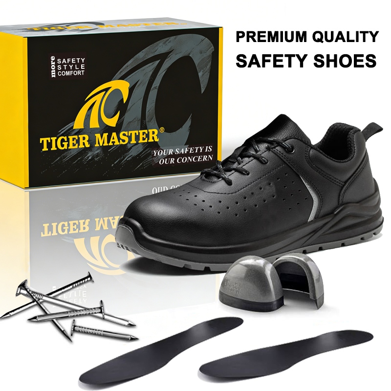 Steel Toe Anti-puncture Leather Safety Footwear Non-slip