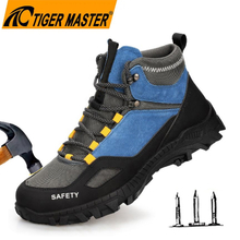 Steel Toe Labor Industrial Safety Boots for Men