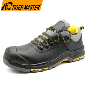 PU Rubber Sole Fiberglass Toe Shoes for Work 
