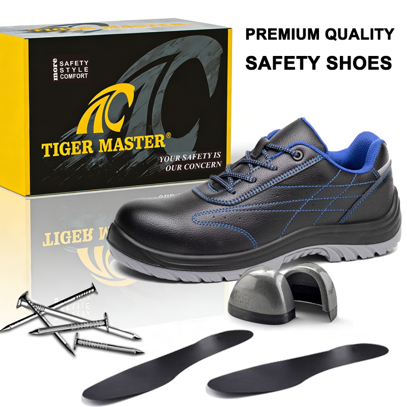 Leather Steel Toe Anti-puncture Work Shoes for Construction