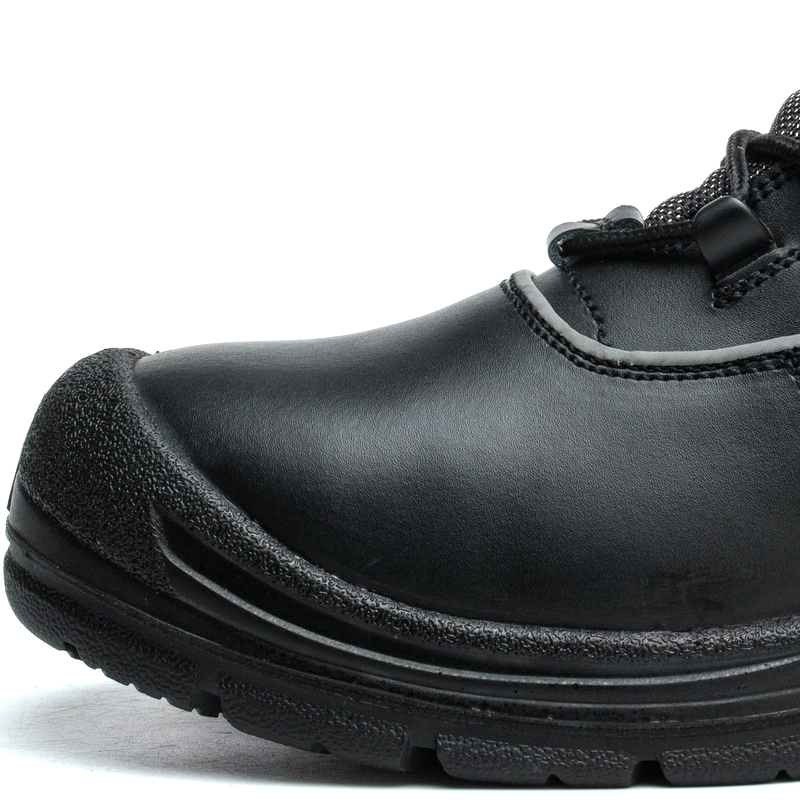 Leather Construction Safety Boots PU Rubber Sole