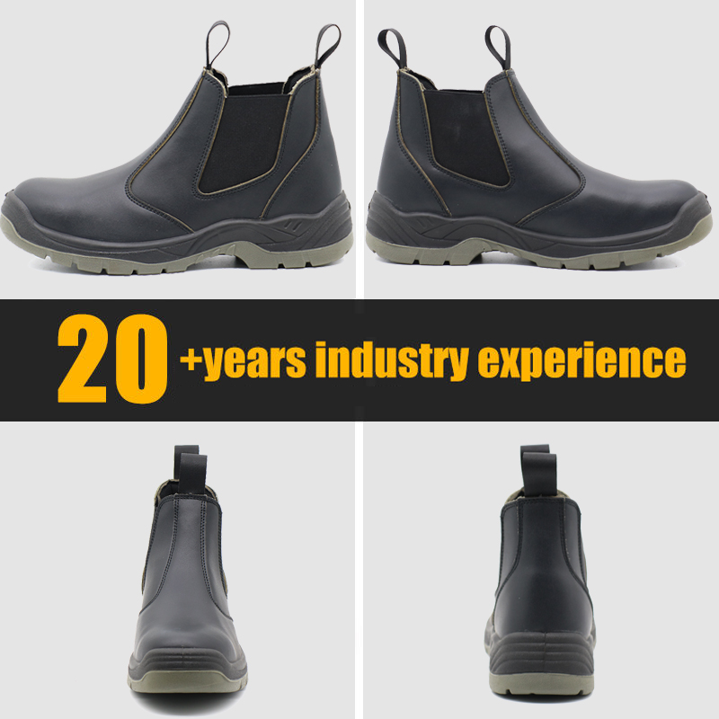 Steel Toe Chelsea Style Safety Shoes for Construction 