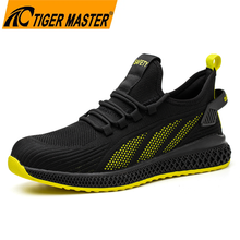 Steel Toe Anti Puncture Sport Safety Shoes Rubber Sole