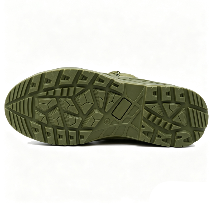 Anti-slip Green Suede Outdoor Hiking Climbing Shoes