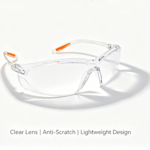 Anti-fog Clear Lens Safety Glasses Goggles Scratch Resistant
