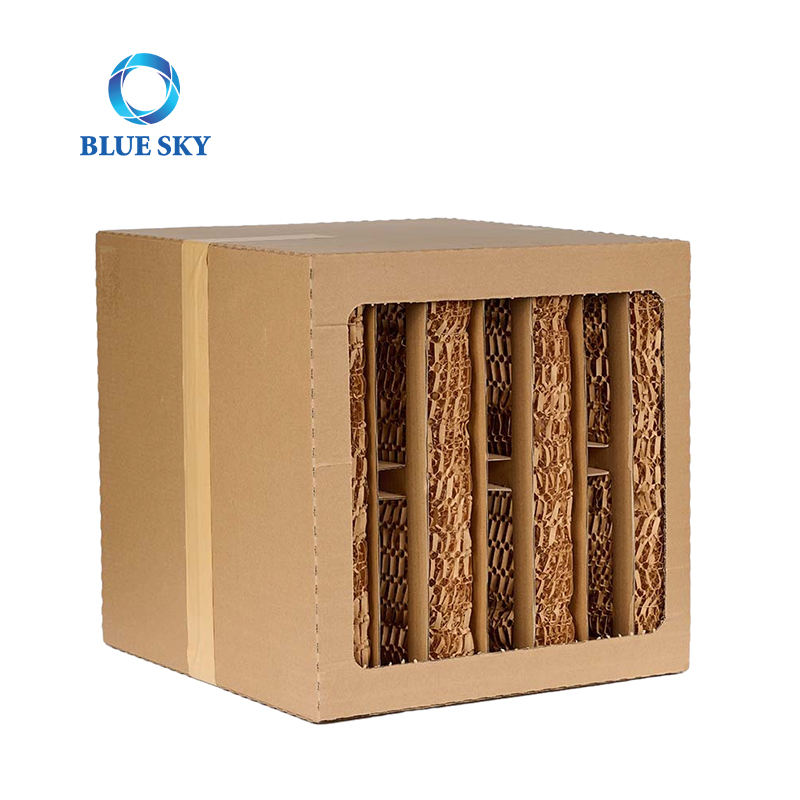 Caja de filtro de nido de abeja resistente a altas temperaturas de alta eficiencia OEM, caja de filtro de niebla de pintura en aerosol seca