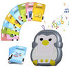 2025 New Trend Custom Print Penguin Pocket Speech Preschool Learning Interactive Toys German Arabic English Machine for Toddlers