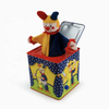 New Design Crank Jack in The Box Plush Toys Customized Custom Printed Musical Tin Box Hot Sale Jack in The Box Toys