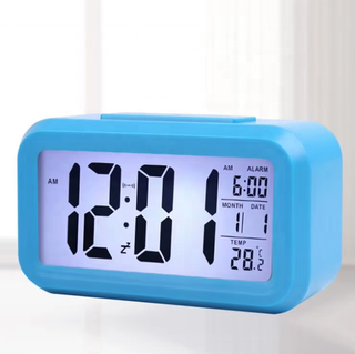 2025 LCD Digital Display Clock Children and Students Luminous Small Alarm Clock the Elderly Lazy Automatic Wake-up Call Clock