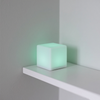 Rechargeable LED Cube Lamp Soft Glow Night Light for Nursery & Home Decor, Modern Bedside Lighting with Cubic Design