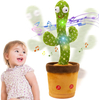 Cute Soft Dancing Cactus Toy 120 Songs Singing Talking Electric Dancing Cactus Stuffed Toy for Kids Baby Music Plush Toys