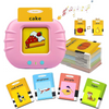 New Trend Hot Selling Preschool Words Animals Electronic Audible Flash Cards Machine Learning Toys Phonics Talking Flash Cards