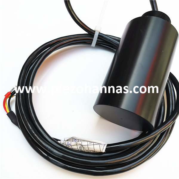 Transductor ultras&oacute;nico ultras&oacute;nico cil&iacute;nico polarizado horizontalmente 20kHz.