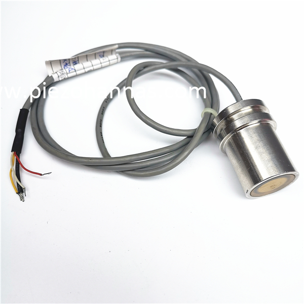 Sensor de transdutor ultrassônico piezo de 1 MHz para medidor de vazão ultrassônico